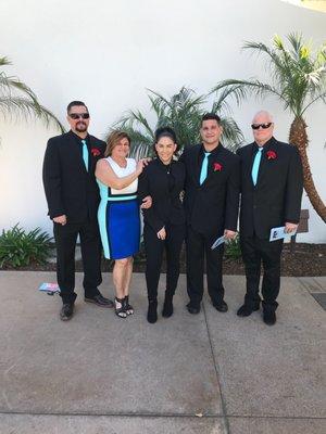 My husband Russell, my son Kenneth my son ryan and my daughter Lauren they are my heart and soul