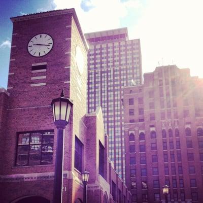 The ASC (building with the clock tower on it) is located at 821 N. Wells St.