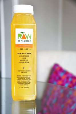 Burn & Boost Raw cold pressed juice