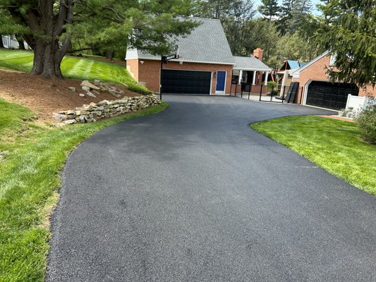 After of driveway resurfaced