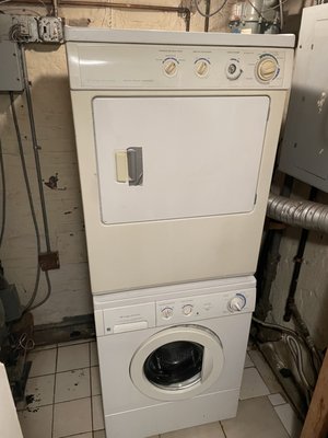 Stackable washer and dryer