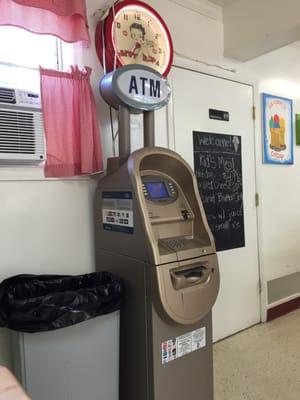 ATM available inside.