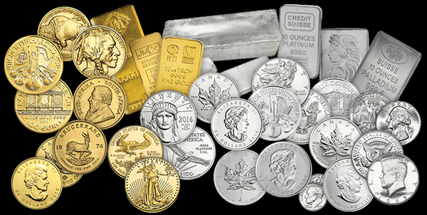 Gold Silver Platinum Bullion and Ingots