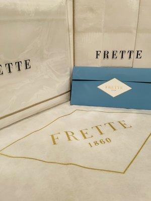 FRETTE white bedding (made in Italy) for me... since we luv to sleep, LoL!