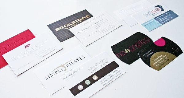 Business cards.