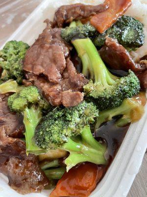 Beef with broccoli