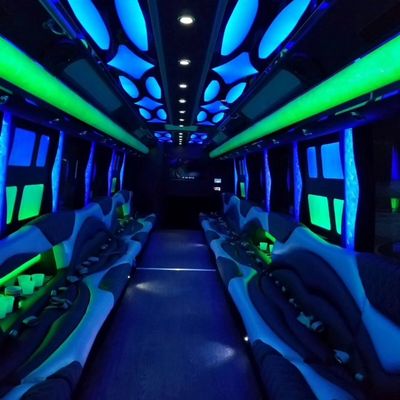 50 passenger Party Bus