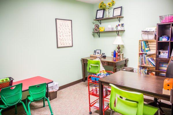 One of our speech therapy rooms.