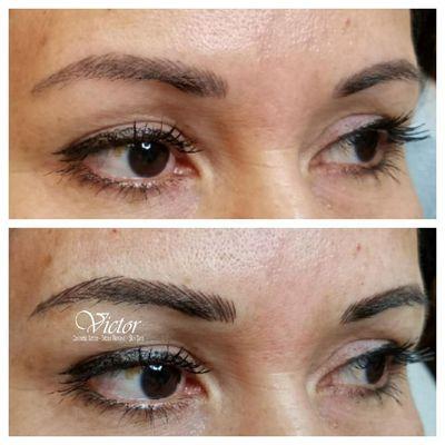 Microblading Eyebrow Tattoo is a real tattoo,  don't let anybody try to fool you!