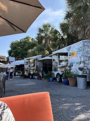 The food trucks