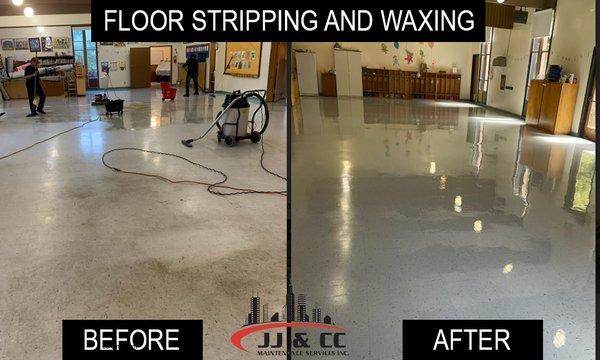 Floor stripping and waxing in the Bay Area