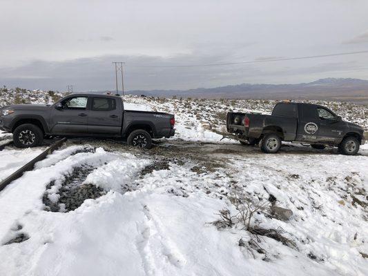 Winch out Lucerne valley