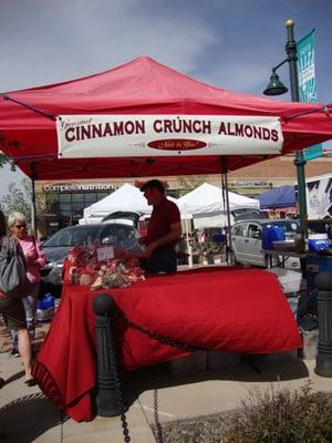 Nuts To You, vendor at Highlands Ranch Farmers Market.  May 18th 2014.