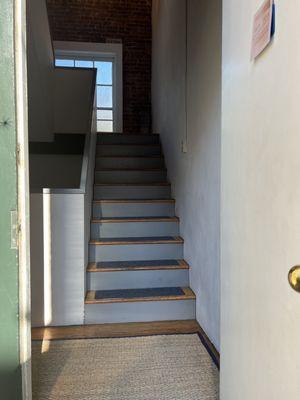 Stairs to entrance