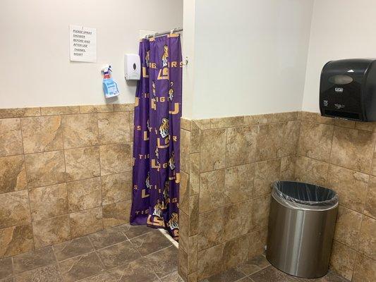 Shower facility