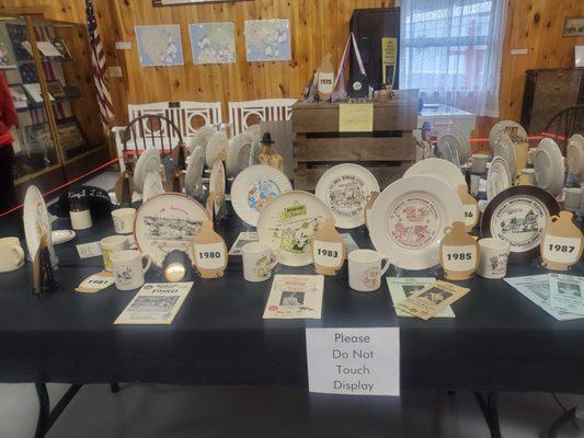 2021 Exhibit of Moonshine Pottery. Exhibits rotate regularly.