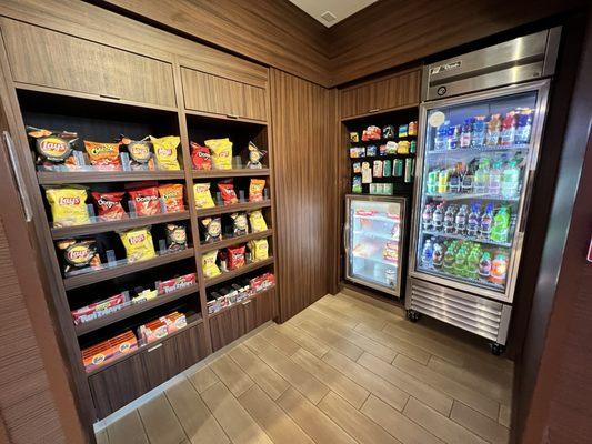 Snack bar in the lobby