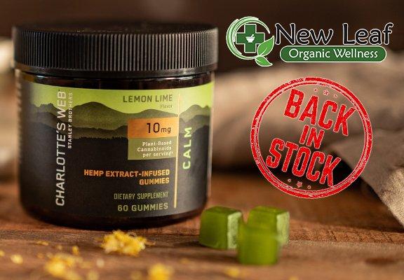 Restock alert! Our best selling gummy will relieve the stress and calm you down. Stop by today!