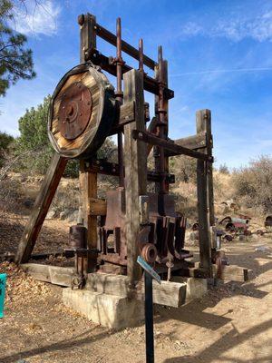 Restored Stamp Mill for rock crushing