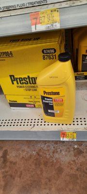 Preston Power Steering Fluid with Stop Leak