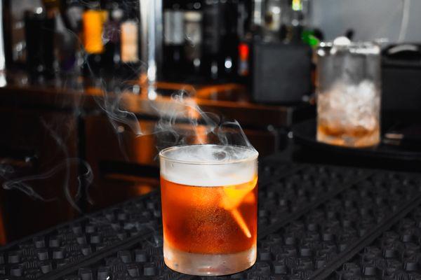 Smoked Old Fashioned