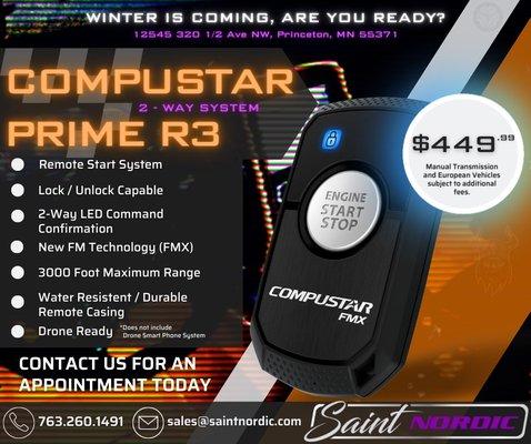 2 Way Remote Start System - Compustar R3