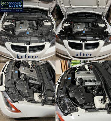 Engine detail add-on for this BMW.