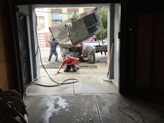 Crew working job in Cow hollow - they did a good job!