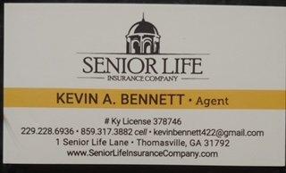 Kevin Bennett | Senior Life