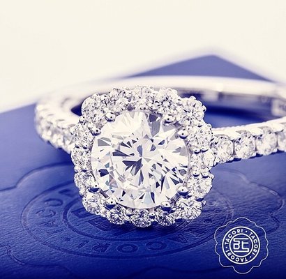 Tacori gorgeous halo engagement ring