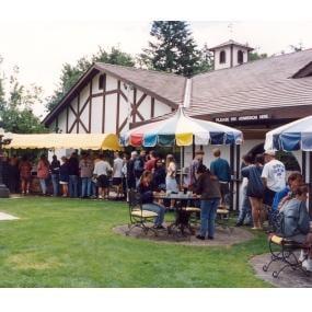 Group Catering outside the Pavillion at Langes Ranch Park