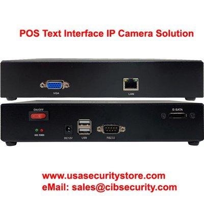 POS Text Inserter HD 4K IP Camera Solution