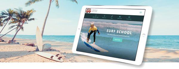 San Diego Surf School Web Design