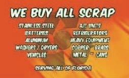 We Buy All Scrap, No Scrap is Crap