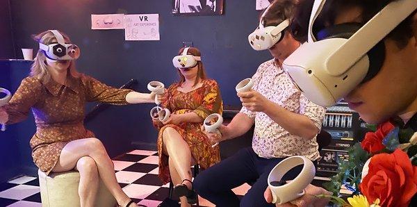 VR Art Experience hosted at company event in SF Spring 2022 Catalyst Arts