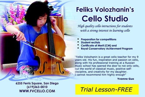 San Diego Cello Lessons