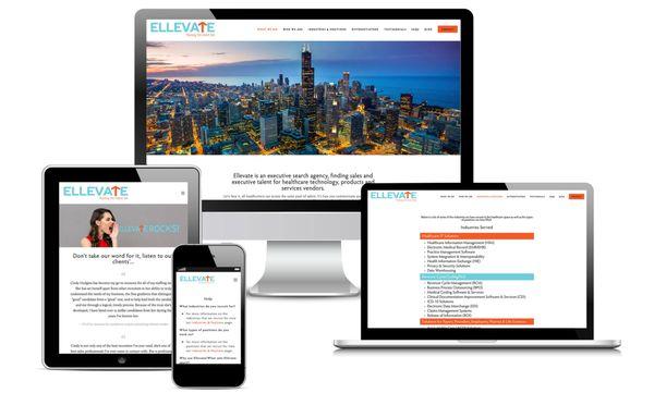 Website design and development- Ellevate