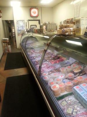 An old-fashioned butcher shop