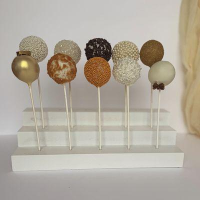 chocolate covered cake pop
Different flavors and designs are made to order