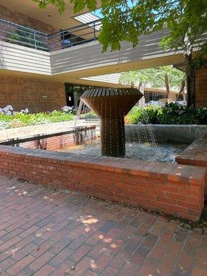 Beautiful outside fountain