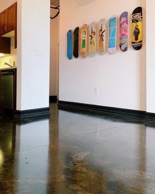 Stained Concrete Floor by Grindkings Flooring