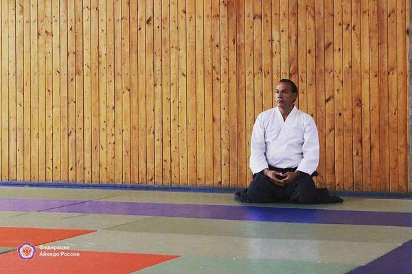 Sensei Calderon prepares to teach a master class in Moscow 2019