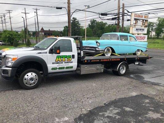 Nice 57 Chevy that we towed for one of our wonderful customers!