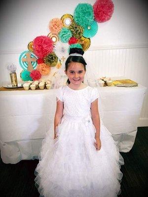 Madi 1st communion party by elite