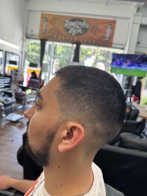 Skin fade by Chris the barber