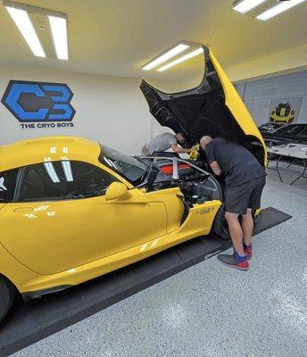 Vioer GTS received our complete custom body xpel PPF and paint protection.