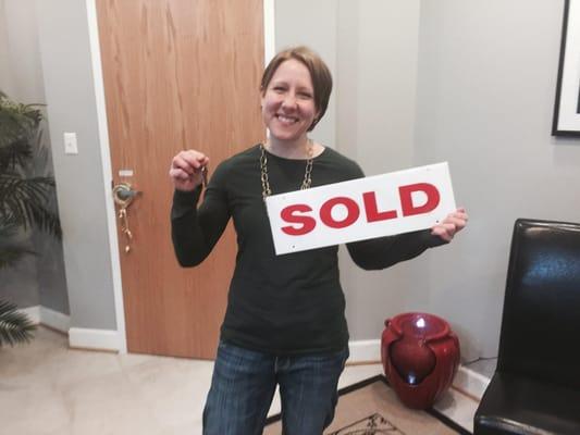 First time home buyer, Amber, is excited to move into the coveted Hollymead  Town Center!