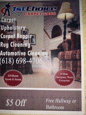 1st Choice Carpet Care