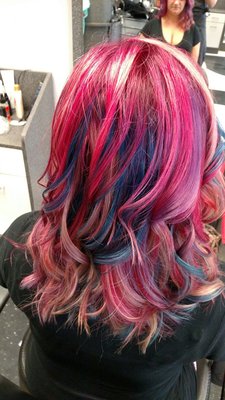 Fun vivid color done by Jess!