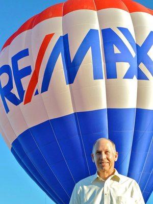 Standing in front of the RE/MAX balloon event Hwy 50 and Rancho Cordova